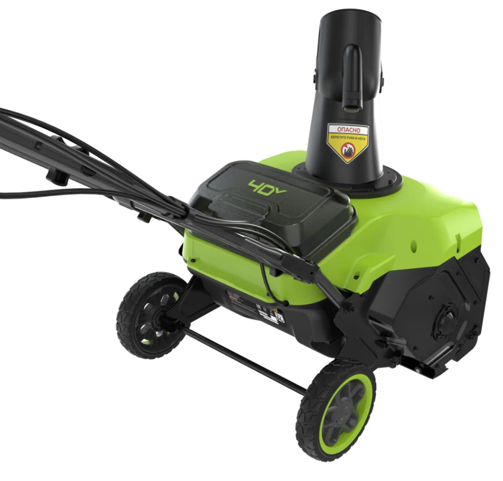 Аккумуляторный снегоуборщик Greenworks GD40STX2 (1х8,0 Ач) 2603407UH – фото №5 Аккумуляторный снегоуборщик Greenworks GD40STX2 (1х8,0 Ач) 2603407UH – №5