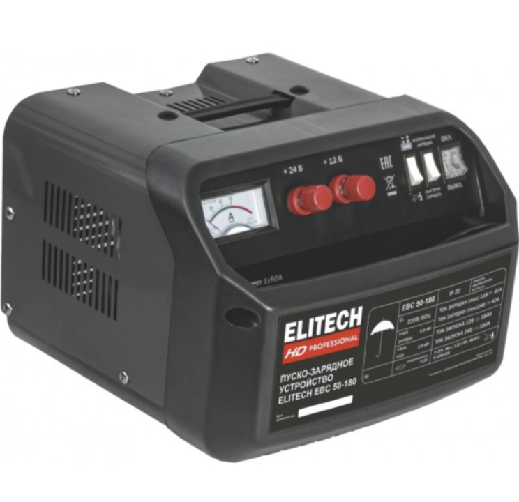 Пуско-зарядное устройство Elitech HD EBC 50/180 – №1
