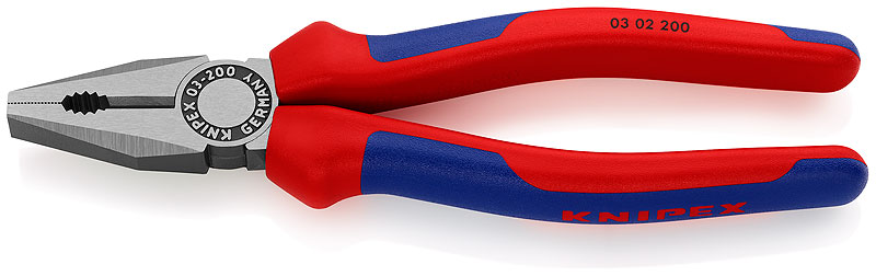 Плоскогубцы Knipex 200 мм, комбинированные (0302200) – фото №1 Плоскогубцы Knipex 200 мм, комбинированные (0302200) – №1