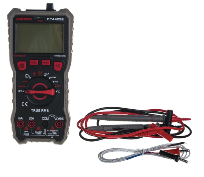 Мультиметр Crown CT44052 – фото №1 Мультиметр Crown CT44052 – №1