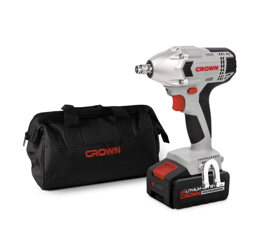 Аккумуляторный гайковерт Crown CT22016L-4 TB (2х4,0 Ач) – фото №1 Аккумуляторный гайковерт Crown CT22016L-4 TB (2х4,0 Ач) – №1