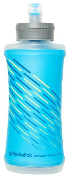 Бутылка мягкая для воды HydraPak SkyFlask 0,5 л. голубая – фото №1 Бутылка мягкая для воды HydraPak SkyFlask 0,5 л. голубая – №1