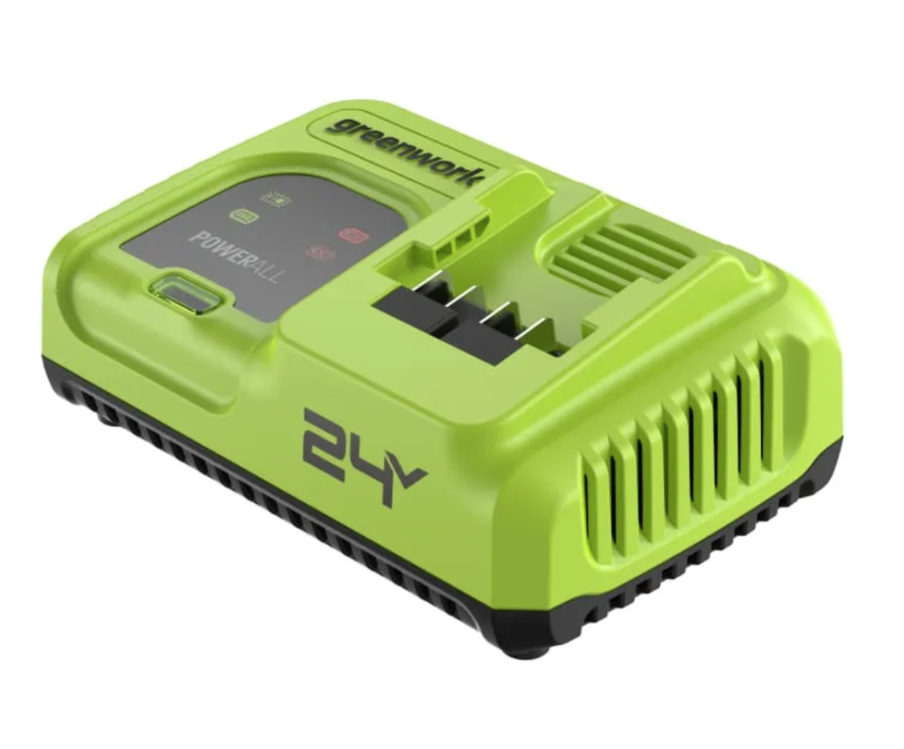 Зарядное устройство Greenworks G24C8, 24V, 8A ультрабыстрое 2958707 – фото №1 Зарядное устройство Greenworks G24C8, 24V, 8A ультрабыстрое 2958707 – №1