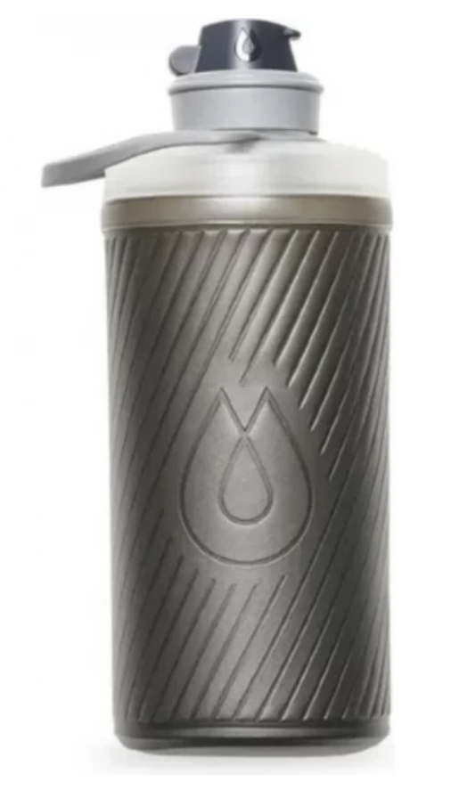 Бутылка мягкая для воды HydraPak Flux 1 л. серая – фото №1 Бутылка мягкая для воды HydraPak Flux 1 л. серая – №1