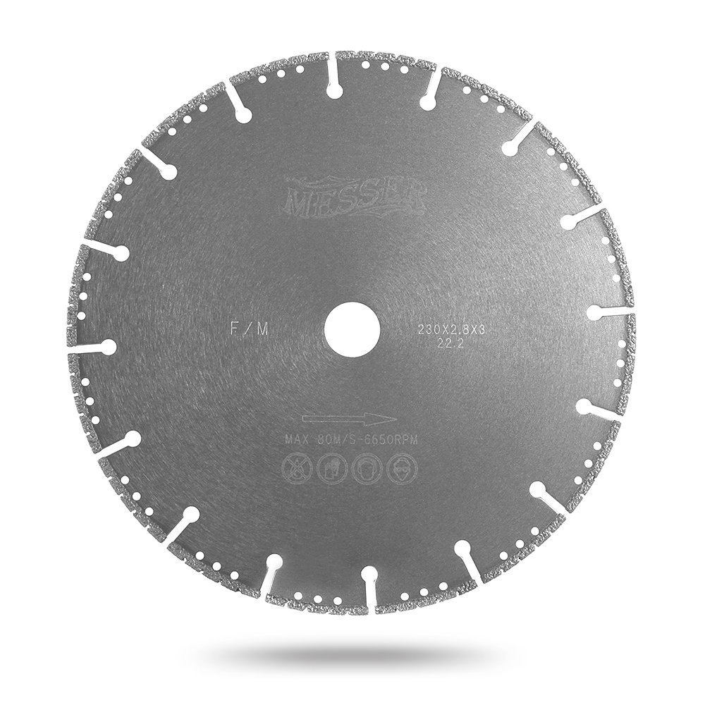 Диск алмазный Messer F/M 230х22,2 мм по металлу – фото №1 Диск алмазный Messer F/M 230х22,2 мм по металлу – №1