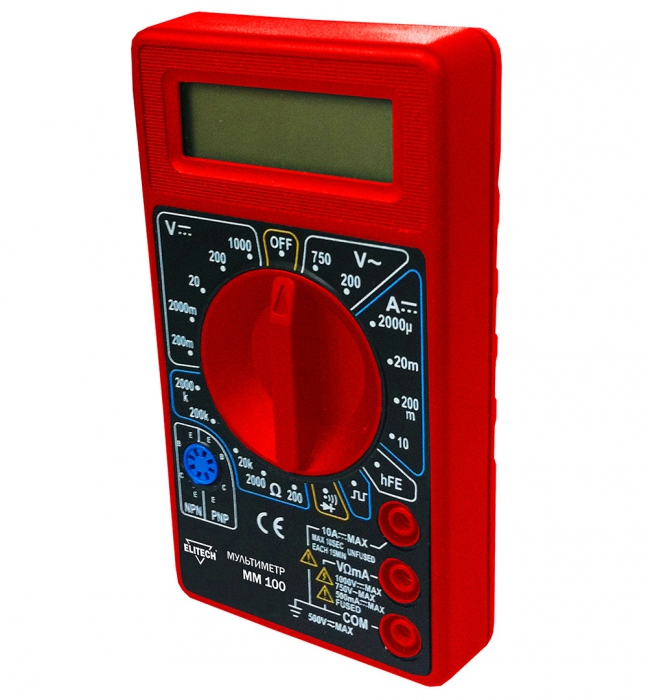 Мультиметр Elitech ММ 100 – №1
