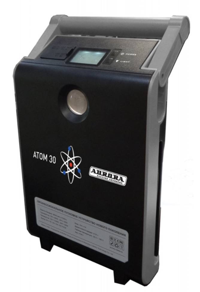 Пусковое устройство нового поколения Aurora Atom 30 (12/24В) – фото №1 Пусковое устройство нового поколения Aurora Atom 30 (12/24В) – №1