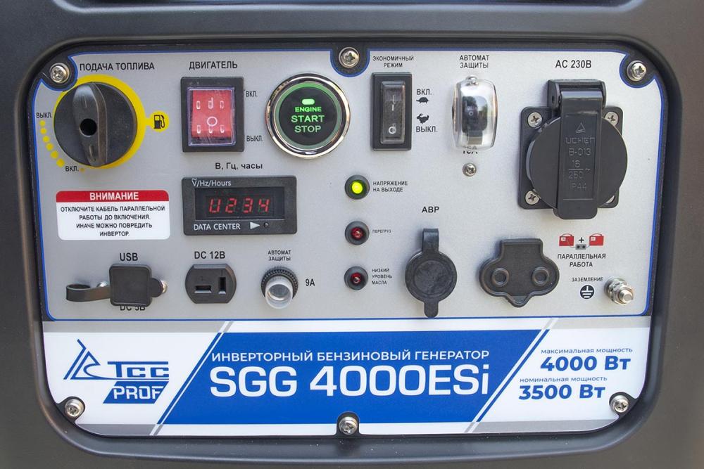 Генератор бензиновый TSS SGG 4000Si инверторный – фото №3 Генератор бензиновый TSS SGG 4000Si инверторный – №3