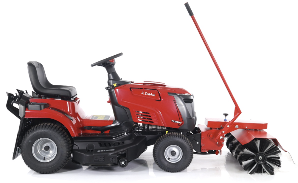 Щетка фронтальная для садовых тракторов ZimAni GB100.2 100 см – №1