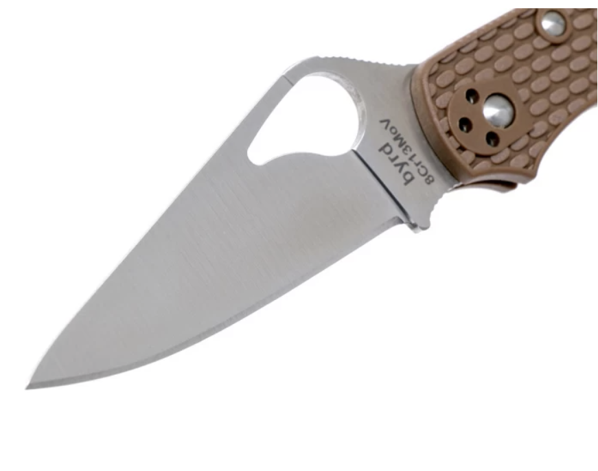 Нож Spyderco Byrd Meadowlark 2 с рукоятью Brown FPN (BY04PBN2) – №2