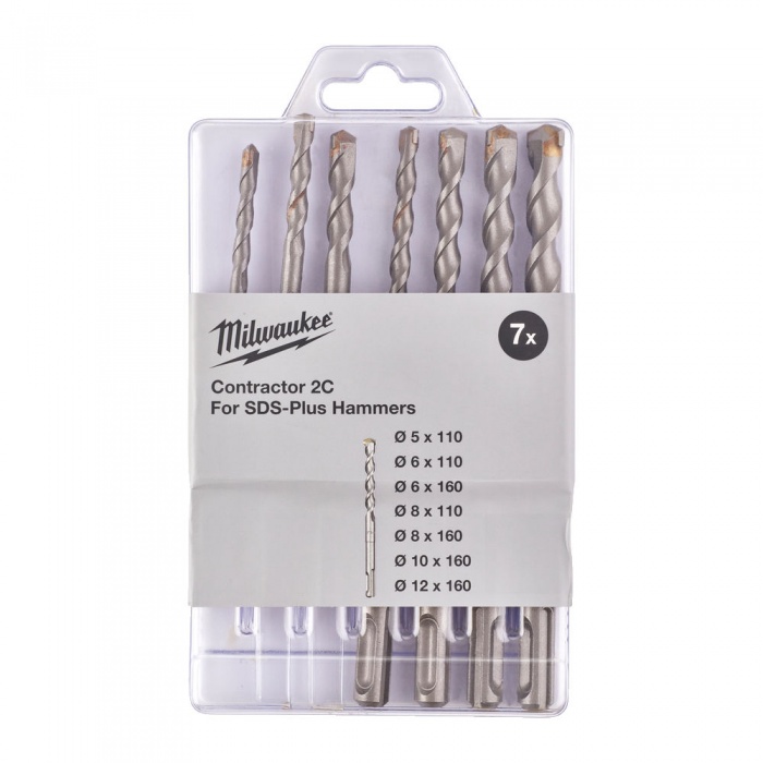 Набор буров SDS+ Milwaukee Contractor (7 шт) – №1