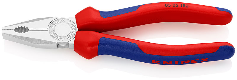 Плоскогубцы Knipex 180 мм, комбинированные (0305180) – фото №1 Плоскогубцы Knipex 180 мм, комбинированные (0305180) – №1