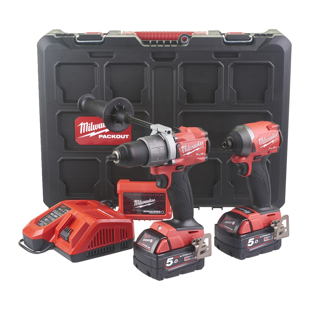 Набор инструментов Milwaukee M18 FPP2A2-502P – фото №1 Набор инструментов Milwaukee M18 FPP2A2-502P – №1