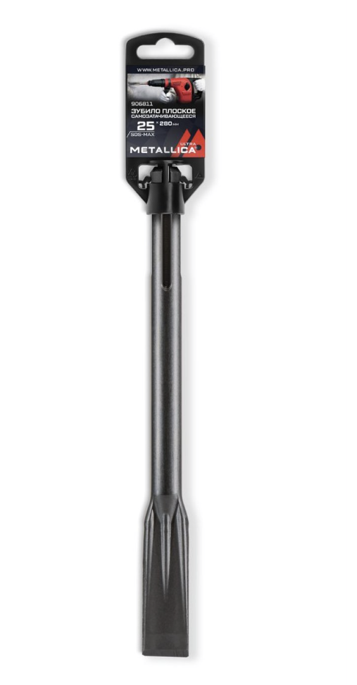 Зубило плоское SDS-max Metallica Ultra 25х280/140 мм самозатачивающееся – №1
