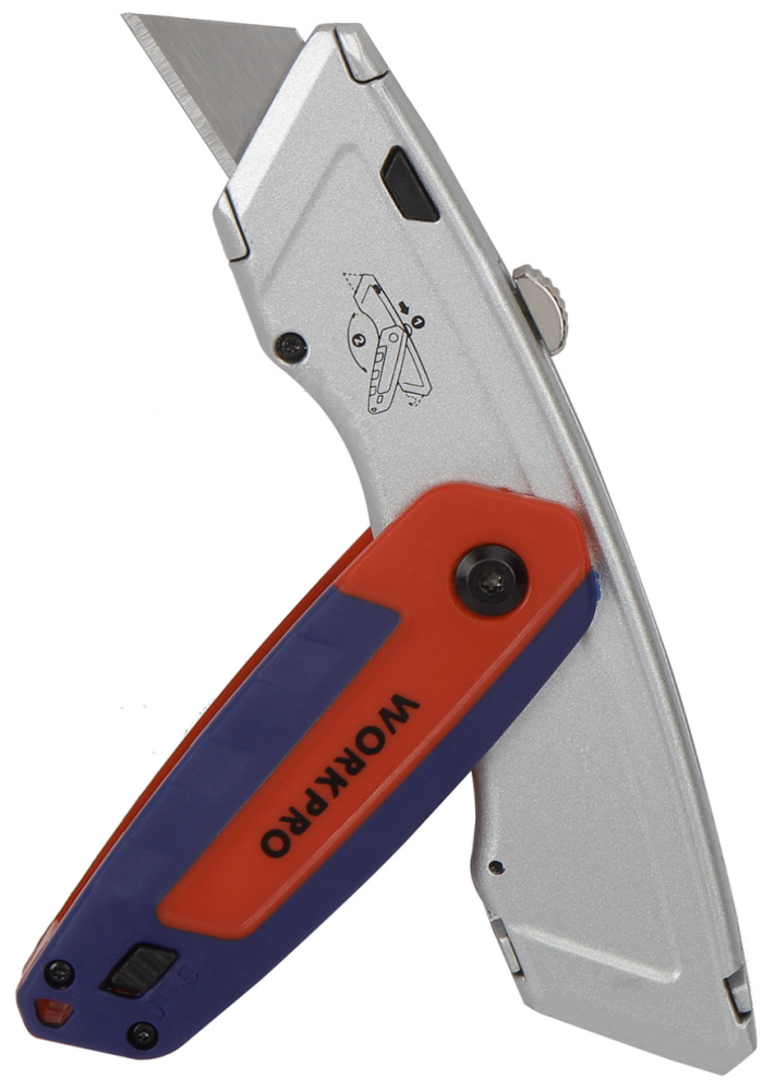 Нож складной WORKPRO с двумя лезвиями (WP213016) – фото №1 Нож складной WORKPRO с двумя лезвиями (WP213016) – №1