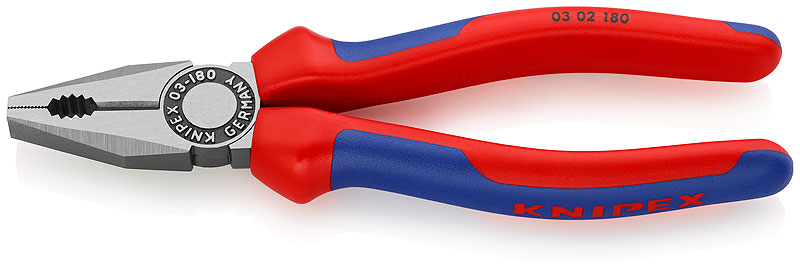 Плоскогубцы Knipex 180 мм, комбинированные (0302180) – фото №1 Плоскогубцы Knipex 180 мм, комбинированные (0302180) – №1