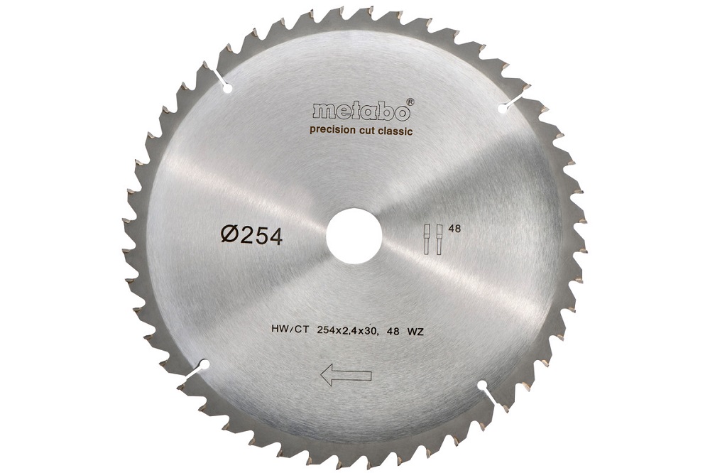 Диск пильный Metabo 254х30 мм 48T – фото №1 Диск пильный Metabo 254х30 мм 48T – №1