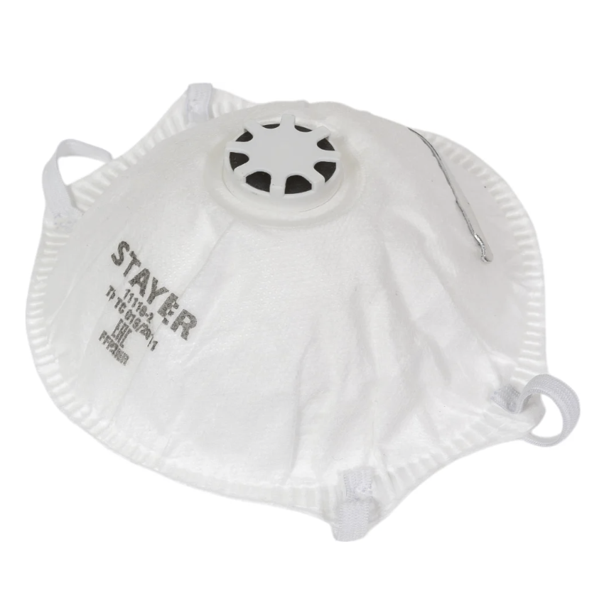 Маска фильтрующая Stayer KV-95, класс защиты FFP2, коническая – №1