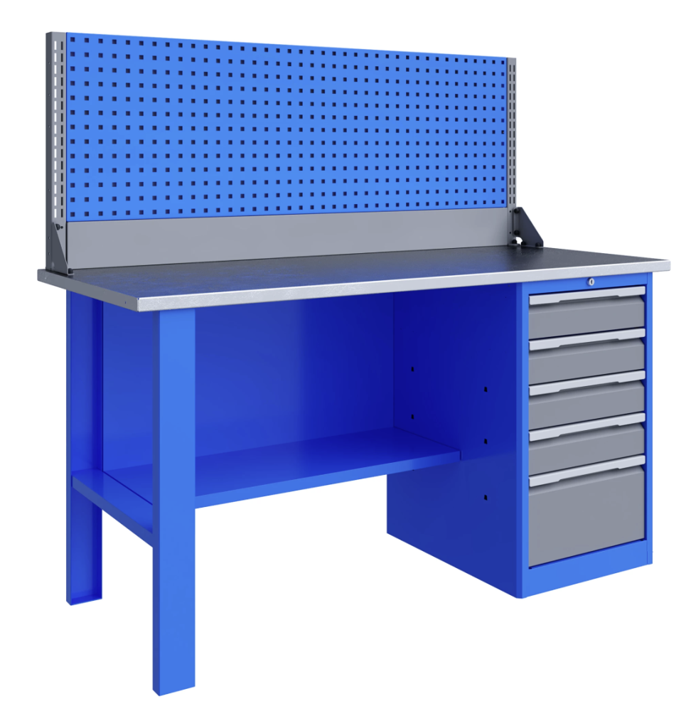 Верстак слесарный Верстакофф TNC 161.15.3-1 однотумбовый – №1