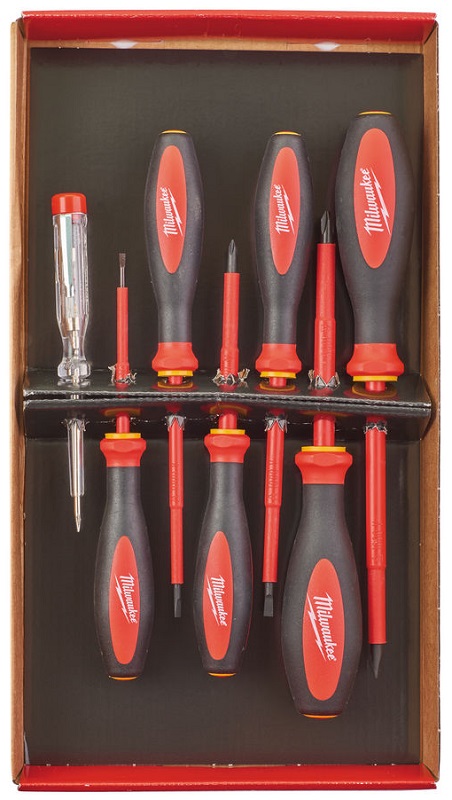 Набор диэлектрических отверток Milwaukee PH/ SL (7 шт) – №1