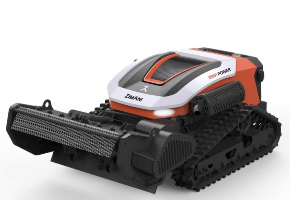 Газонокосилка-мульчер бензиновая ZimAni RCM 100BH-PRO "Эволюция С" на радиоуправлени – фото №1 Газонокосилка-мульчер бензиновая ZimAni RCM 100BH-PRO "Эволюция С" на радиоуправлени – №1