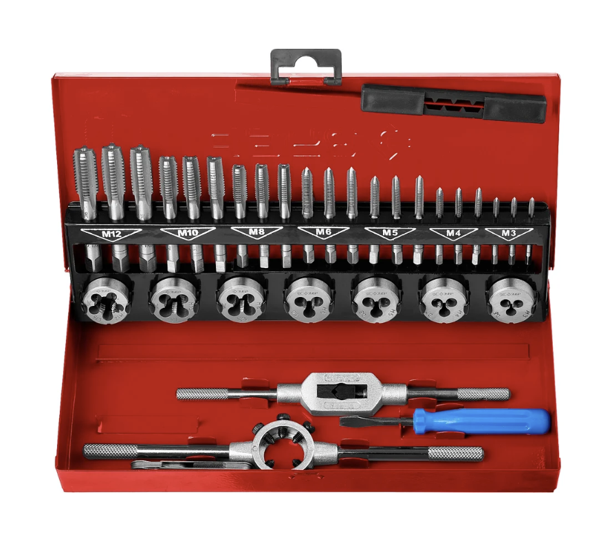 Набор метчиков и плашек Зубр Мастер (32 шт) – №1