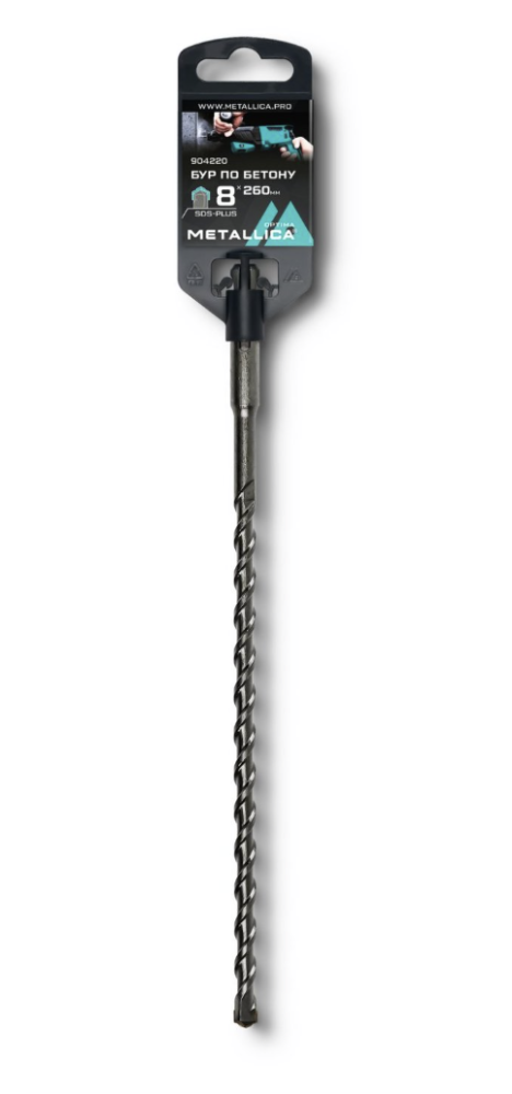Бур SDS+ Metallica Optima 8х260/200 мм – №1