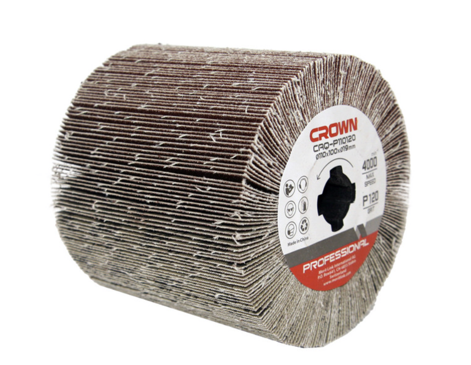 Щетка для браширования Crown CAQ-P110120 абразивная – №1