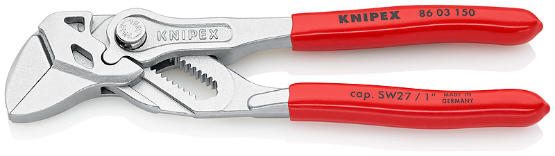 Клещи переставные-гаечный ключ Knipex 150 мм (KN-8603150) – фото №1 Клещи переставные-гаечный ключ Knipex 150 мм (KN-8603150) – №1