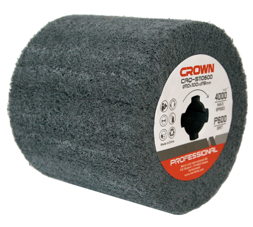 Щетка для браширования Crown CAQ-S110600 абразивная – №1