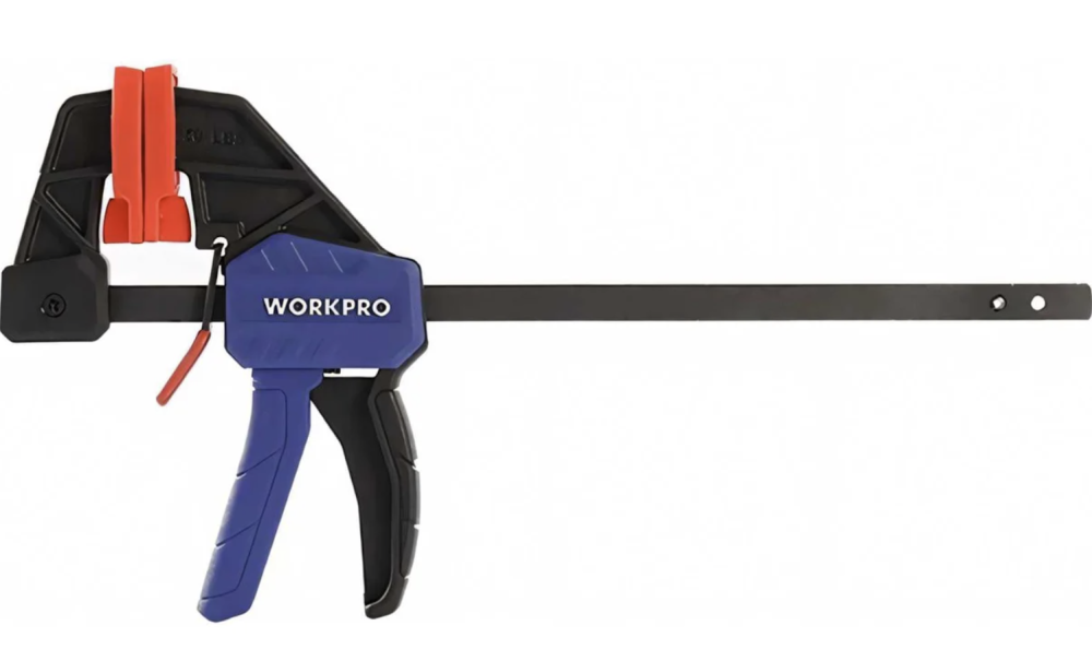 Струбцина быстрозажимная WORKPRO 100 мм (до 20 кг) – №1