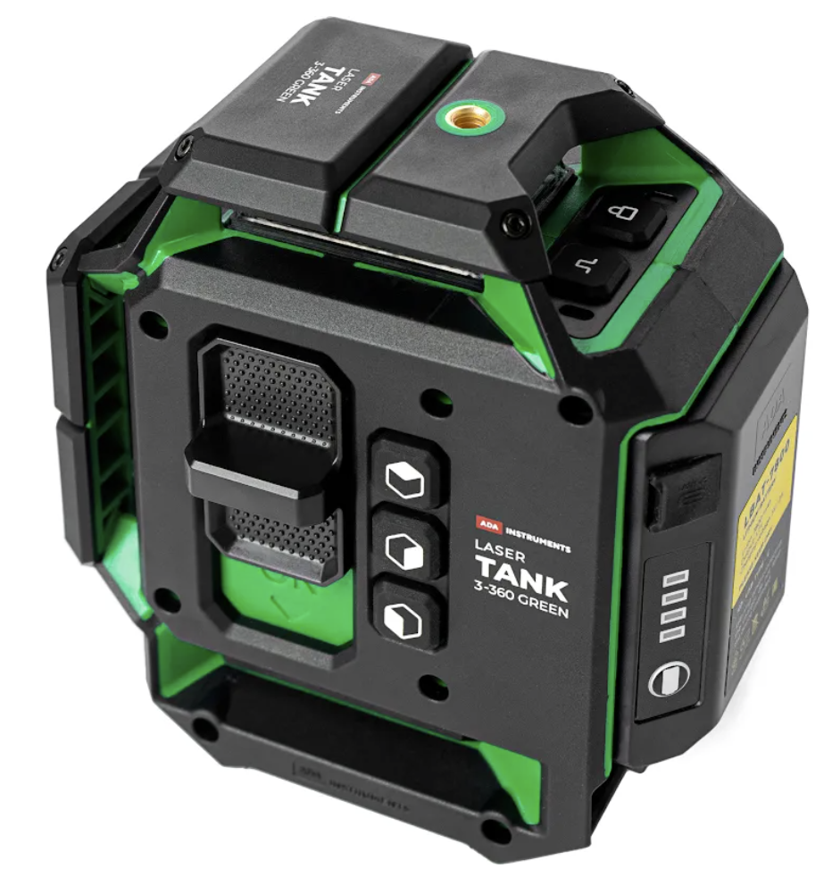 Уровень лазерный ADA LaserTank 3-360 Green Zero Edition – фото №5 Уровень лазерный ADA LaserTank 3-360 Green Zero Edition – №5