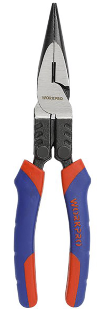 Длинногубцы WORKPRO Cr-V 200 мм усиленные с резцом (WP231088) – №1