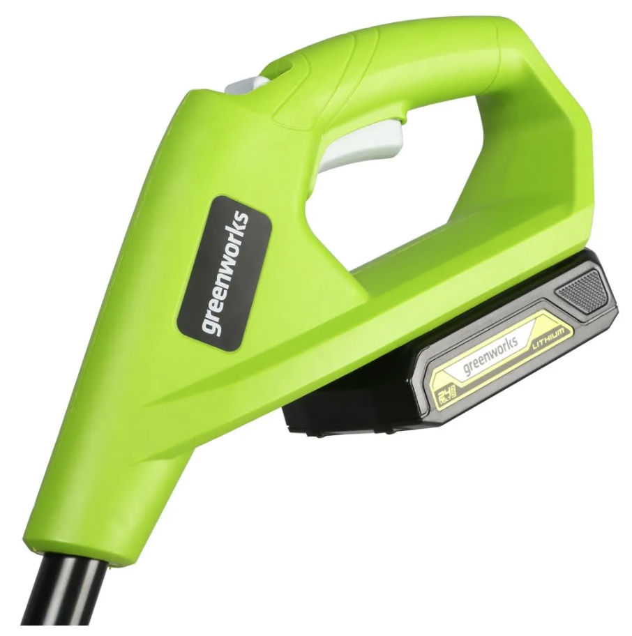 Аккумуляторный триммер Greenworks G24LT25K2 (1х2,0 Ач) 2107207SA – фото №2 Аккумуляторный триммер Greenworks G24LT25K2 (1х2,0 Ач) 2107207SA – №2