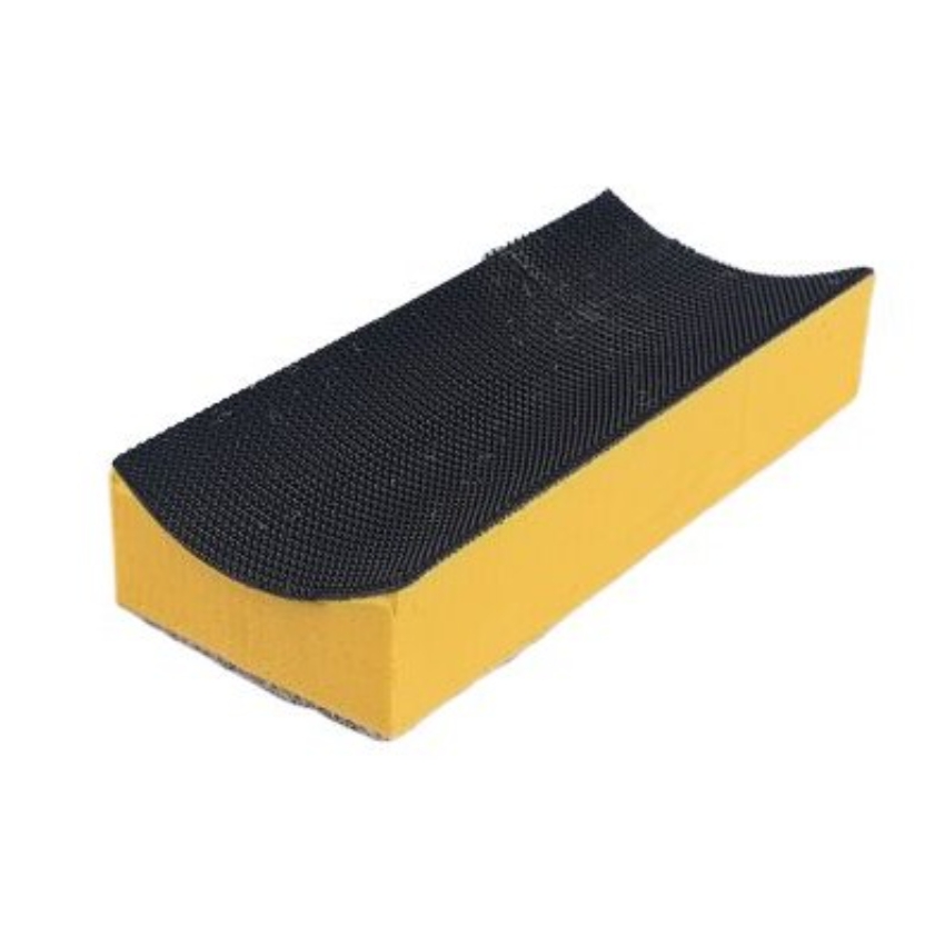 Профильная шлифовальная база под липучку Uniqtool 97x39 мм внутренний радиус – №1