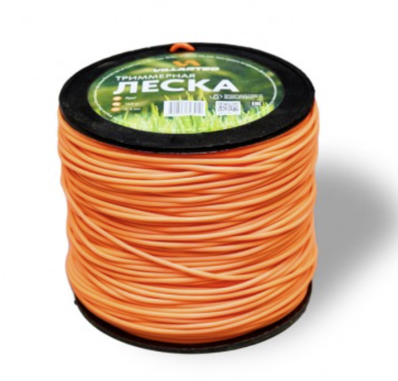 Леска для триммера Villartec 2,7 мм /140 м квадрат – №1