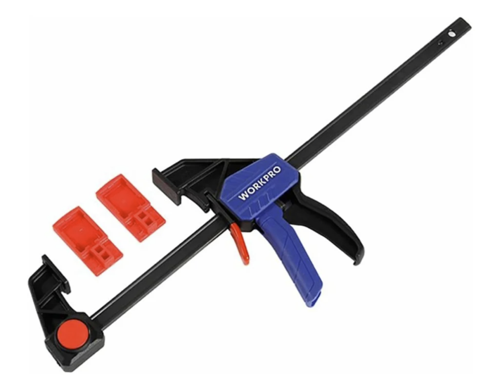Струбцина быстрозажимная WORKPRO 300 мм (до 70 кг) – №1
