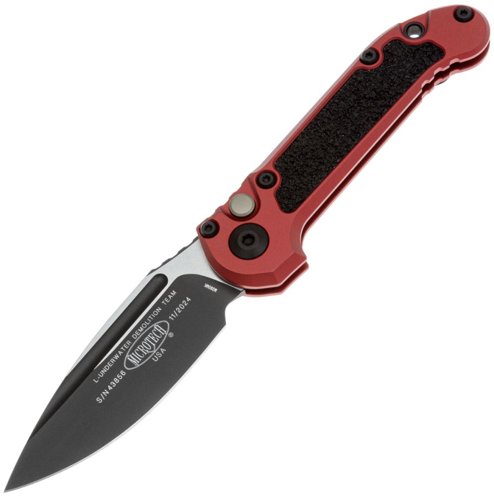 Нож Microtech LUDT Gen III с рукоятью Red Aluminum (1135-1RD) – фото №1 Нож Microtech LUDT Gen III с рукоятью Red Aluminum (1135-1RD) – №1
