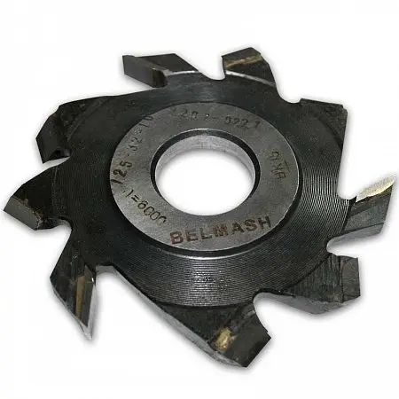 Фреза пазовая Белмаш 125x32x10 мм с подрезкой – №1