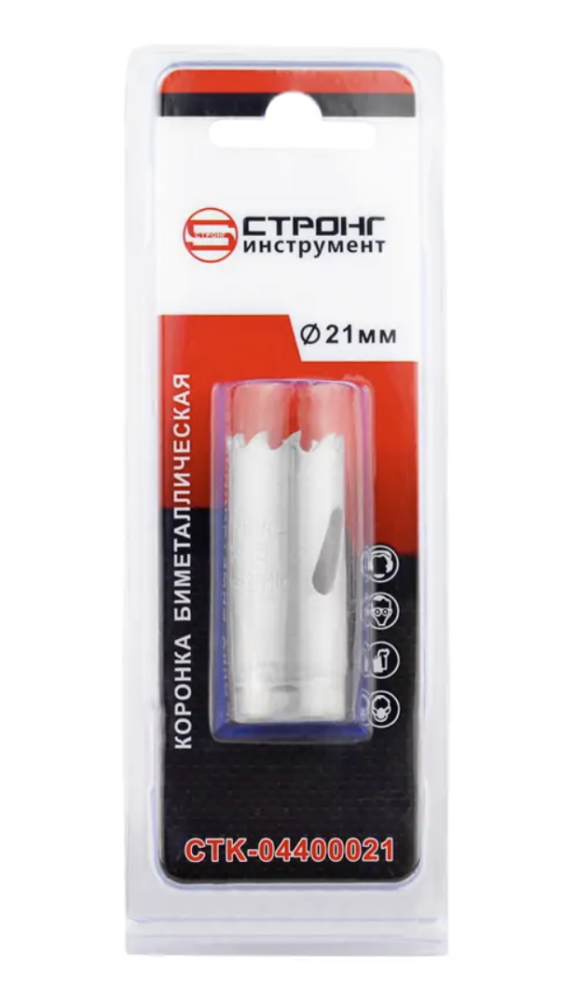 Коронка по металлу Strong Bi-Metal 21 мм, 1/2" – фото №1 Коронка по металлу Strong Bi-Metal 21 мм, 1/2" – №1