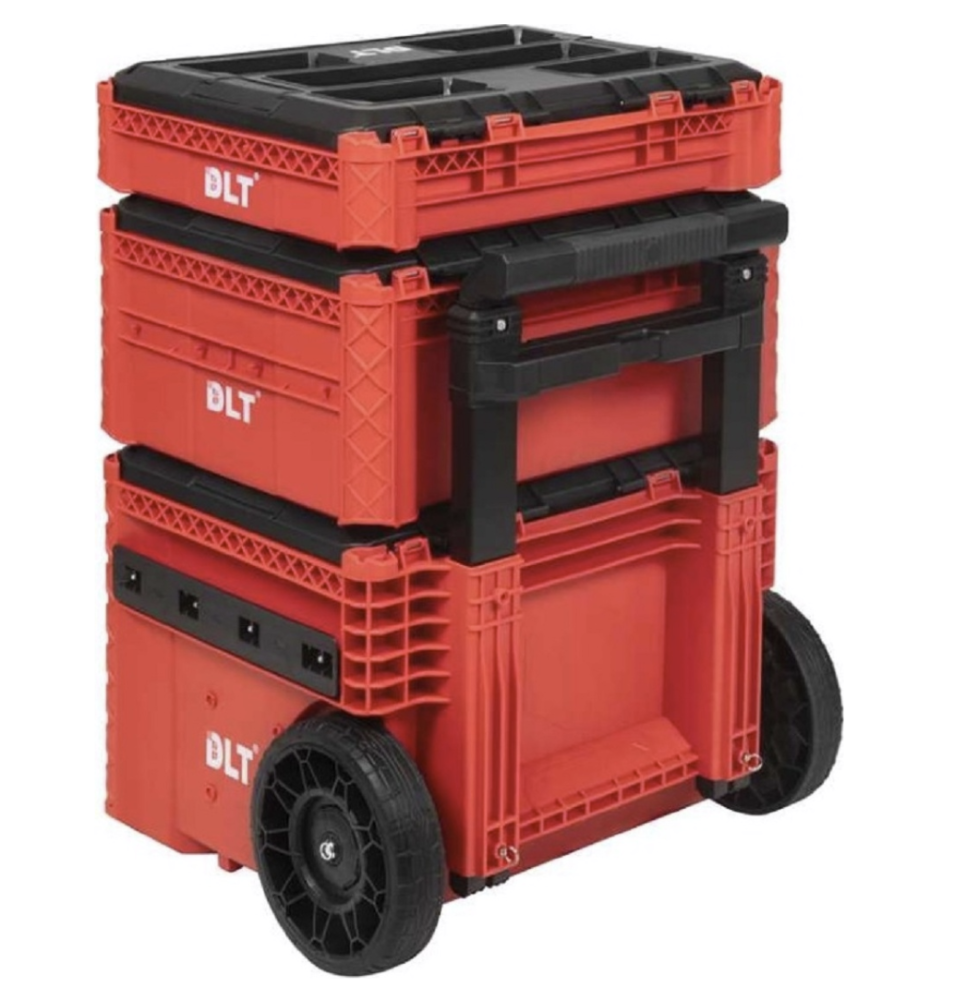 Система хранения инструментов DLT Red Pro №1 (кейс №5, кейс №4, кейс-тележка №2) – №2