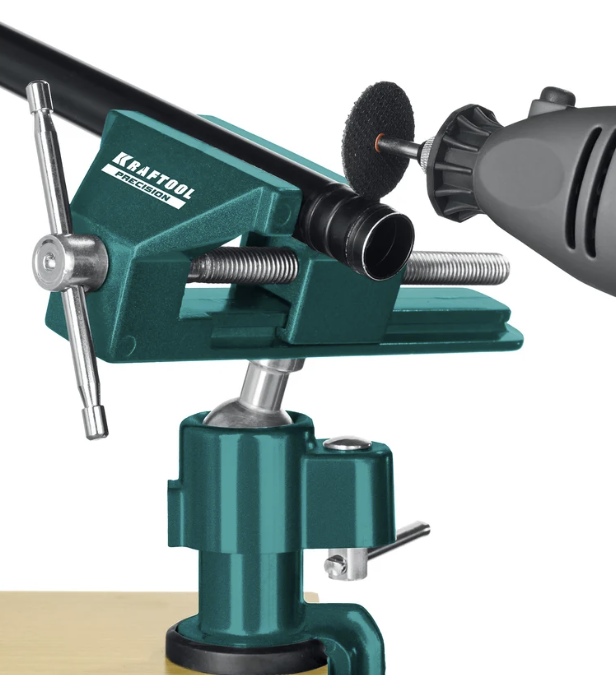 Тиски слесарные Kraftool Precision 75 мм шарнирно-повортные (32711-75) – №3