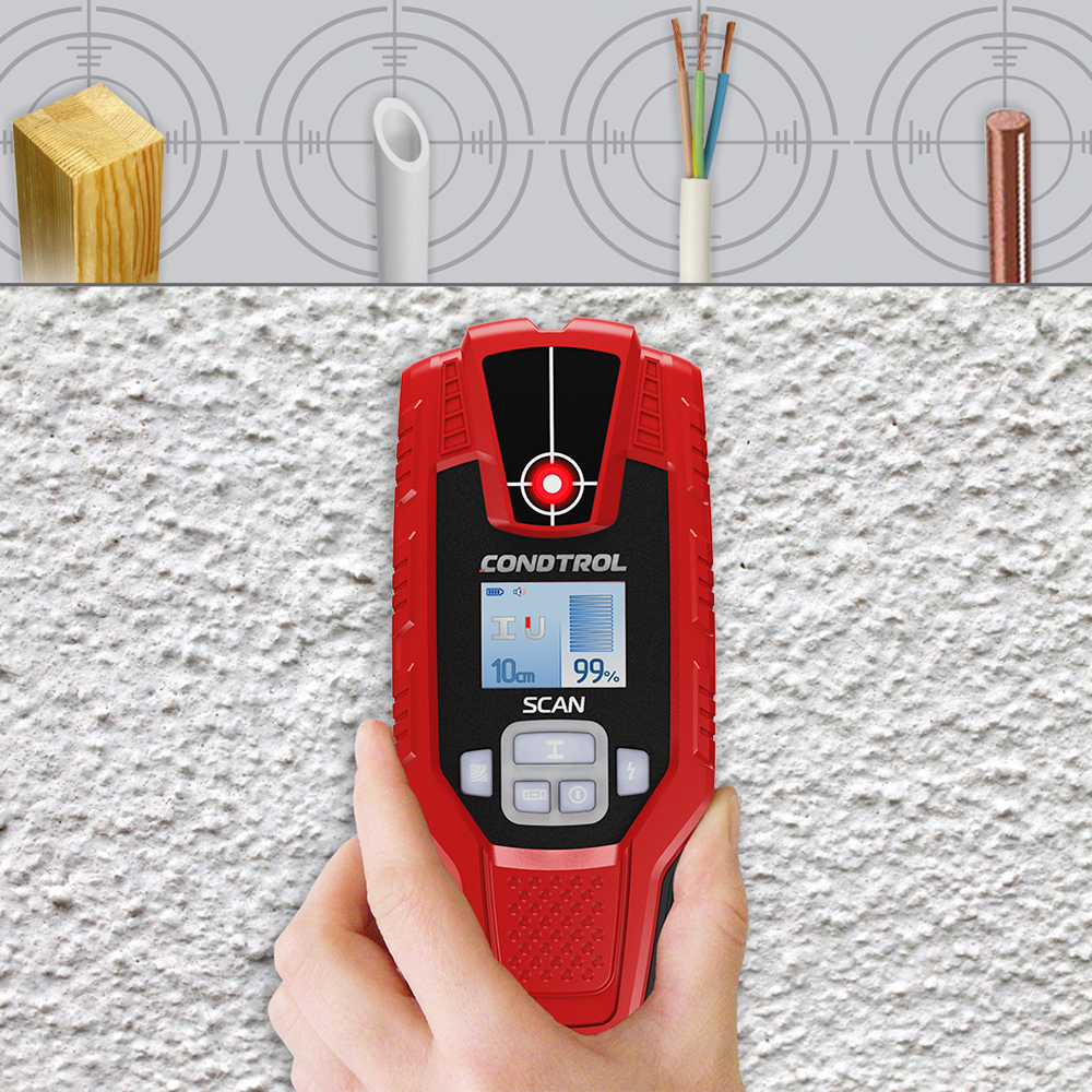 Детектор проводки и металла Condtrol Scan – №1