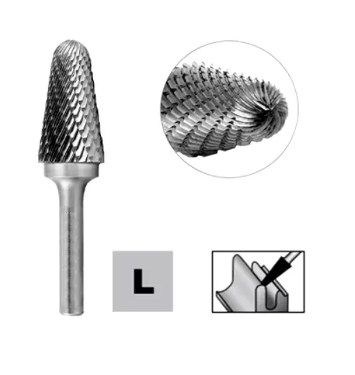 Шарошка по металлу Strong тип L 12 мм – №2