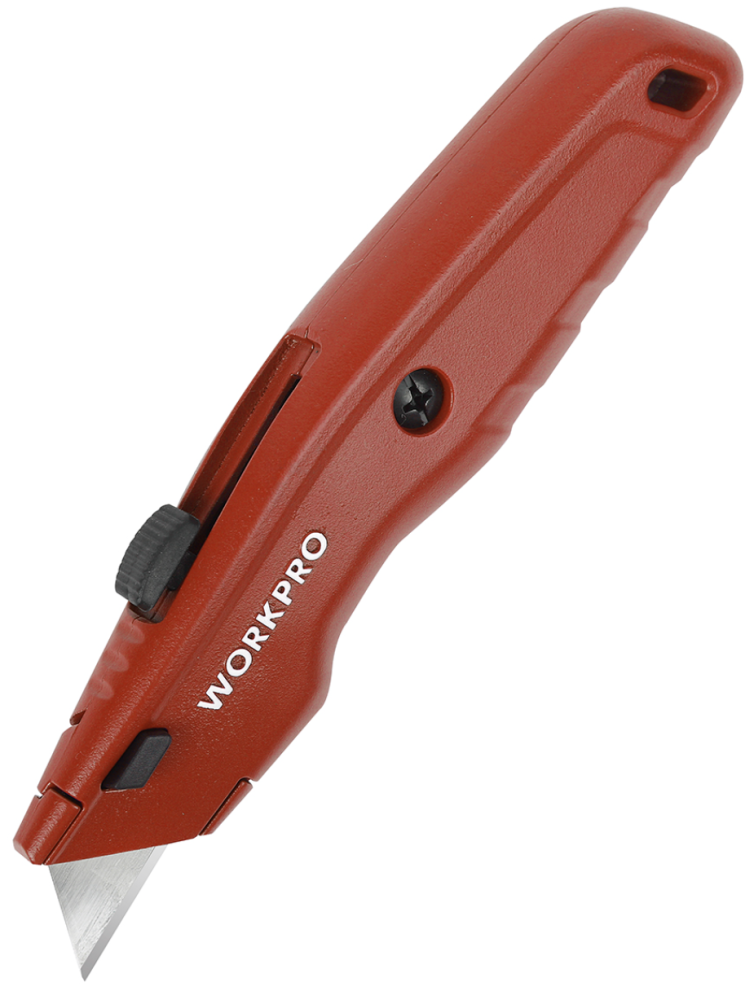 Нож выдвижной WORKPRO 3-х позиционный (WP213017) – фото №1 Нож выдвижной WORKPRO 3-х позиционный (WP213017) – №1