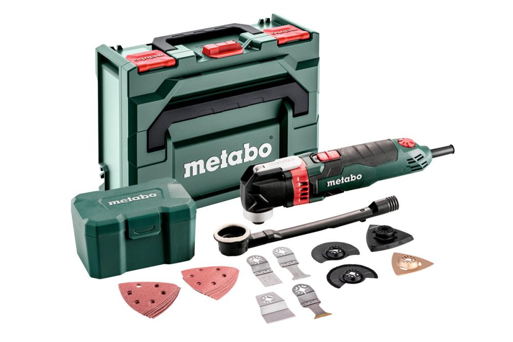 Многофункциональный инструмент (реноватор) Metabo MT 400 Quick + 5 насадок – фото №1 Многофункциональный инструмент (реноватор) Metabo MT 400 Quick + 5 насадок – №1