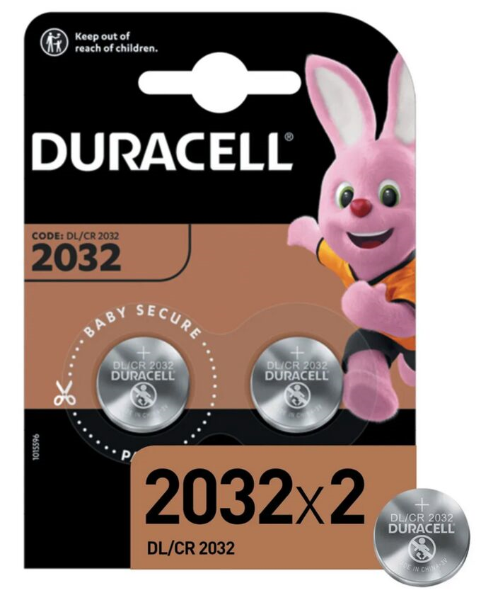Батарейки Duracell 2032 литиевые (2 шт) – №1