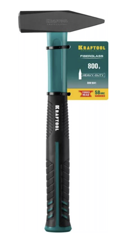 Молоток слесарный Kraftool 800 гр с фиберглассовой рукояткой (2007-08) – №1