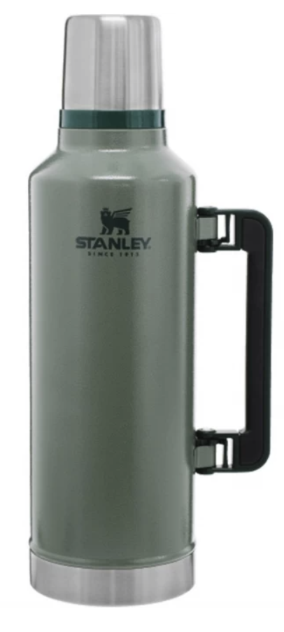 Термос Stanley Classic 2,3 л тёмно-зелёный – фото №1 Термос Stanley Classic 2,3 л тёмно-зелёный – №1