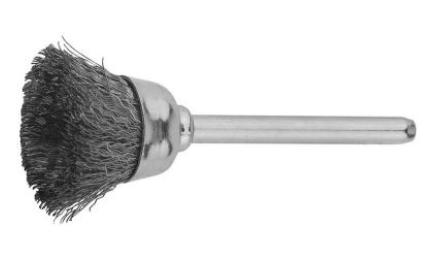 Насадка-щетка для гравера Зубр 15 мм, кистевая стальная – №1